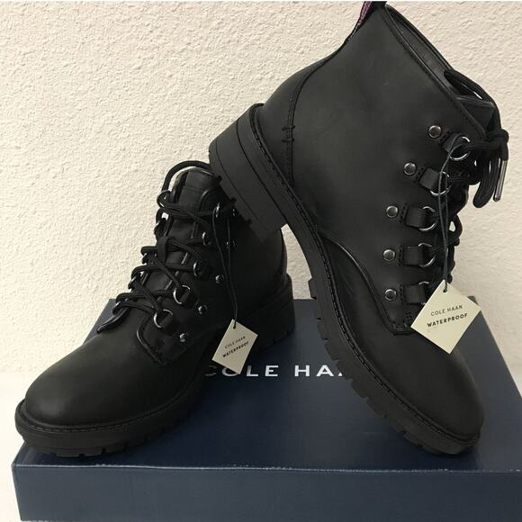Cole Haan Shoes - Cole Haan Women's Briana Grand Lace-Up Hiker Boots, Waterproof, Size 5.5…